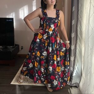 Maxi floral dress